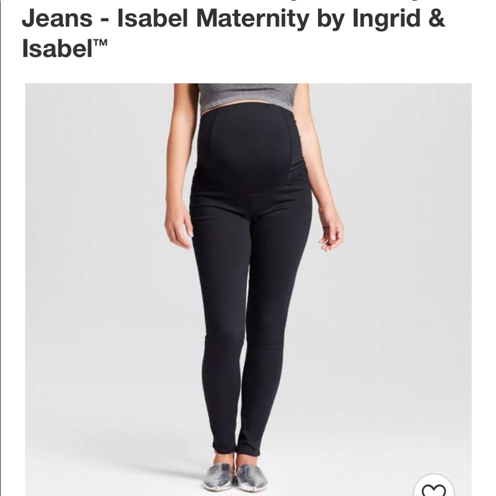 Black Maternity Jeans